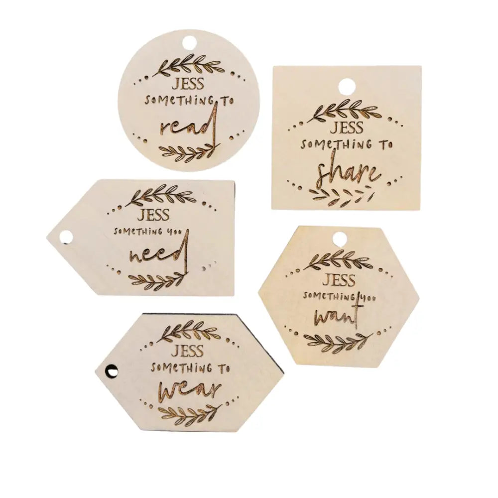 Mindful Gifting Tags (Pack of 5) - Timber Tinkers