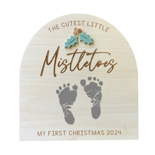 Mistletoes First Christmas Sign