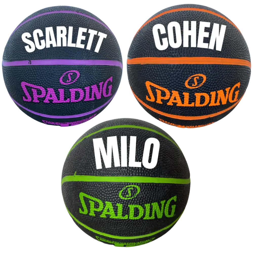 MLW By Design - Personalised Mini Basketball | Various Colours