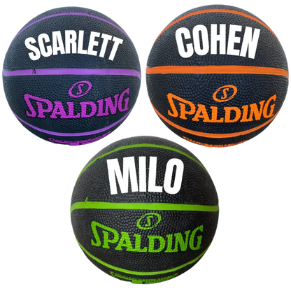 MLW By Design - Personalised Mini Basketball | Various Colours