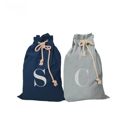 MONOGRAM Personalised Canvas Santa Sacks - Multiple Colours