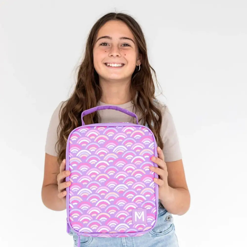 MontiiCo LARGE INSULATED LUNCH BAG - Rainbow - Timber Tinkers