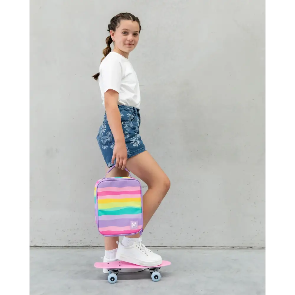 MontiiCo LARGE INSULATED LUNCH BAG - Sorbet - Timber Tinkers