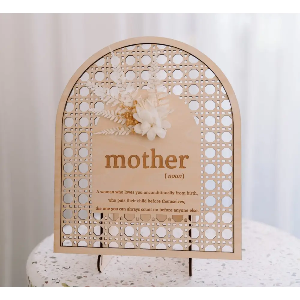 Mother's Day Rattan Floral Arch - Timber Tinkers