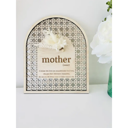 Mother's Day Rattan Floral Arch - Timber Tinkers