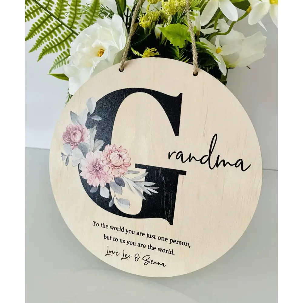 Mothers Floral Sign