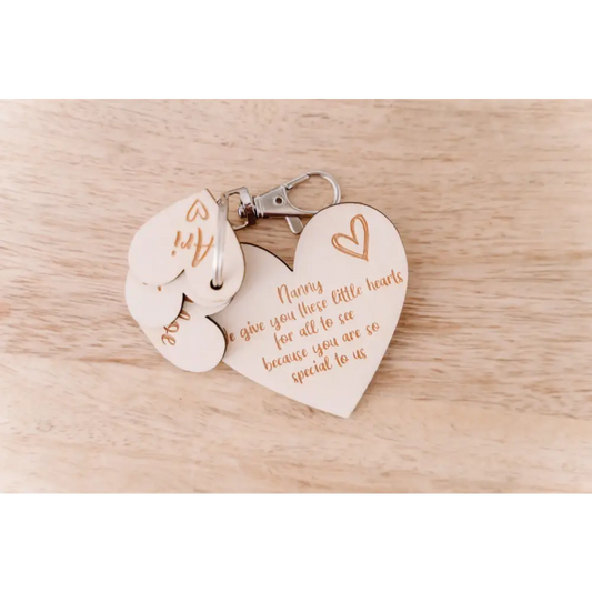 My Heart Key Chain - HEARTS ONLY - Timber Tinkers