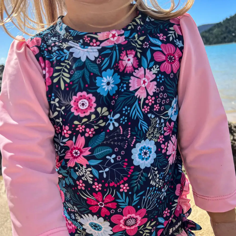 Nappy change Swimsuit | Floral Fantasy