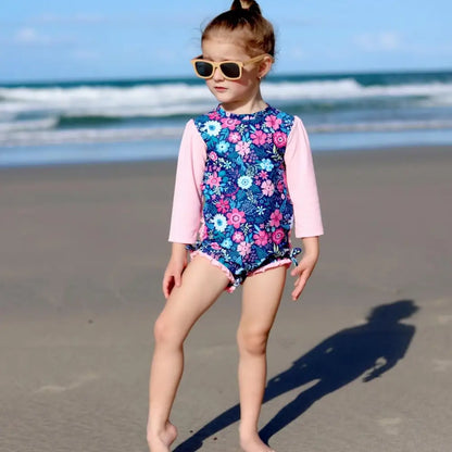 Nappy change Swimsuit | Floral Fantasy