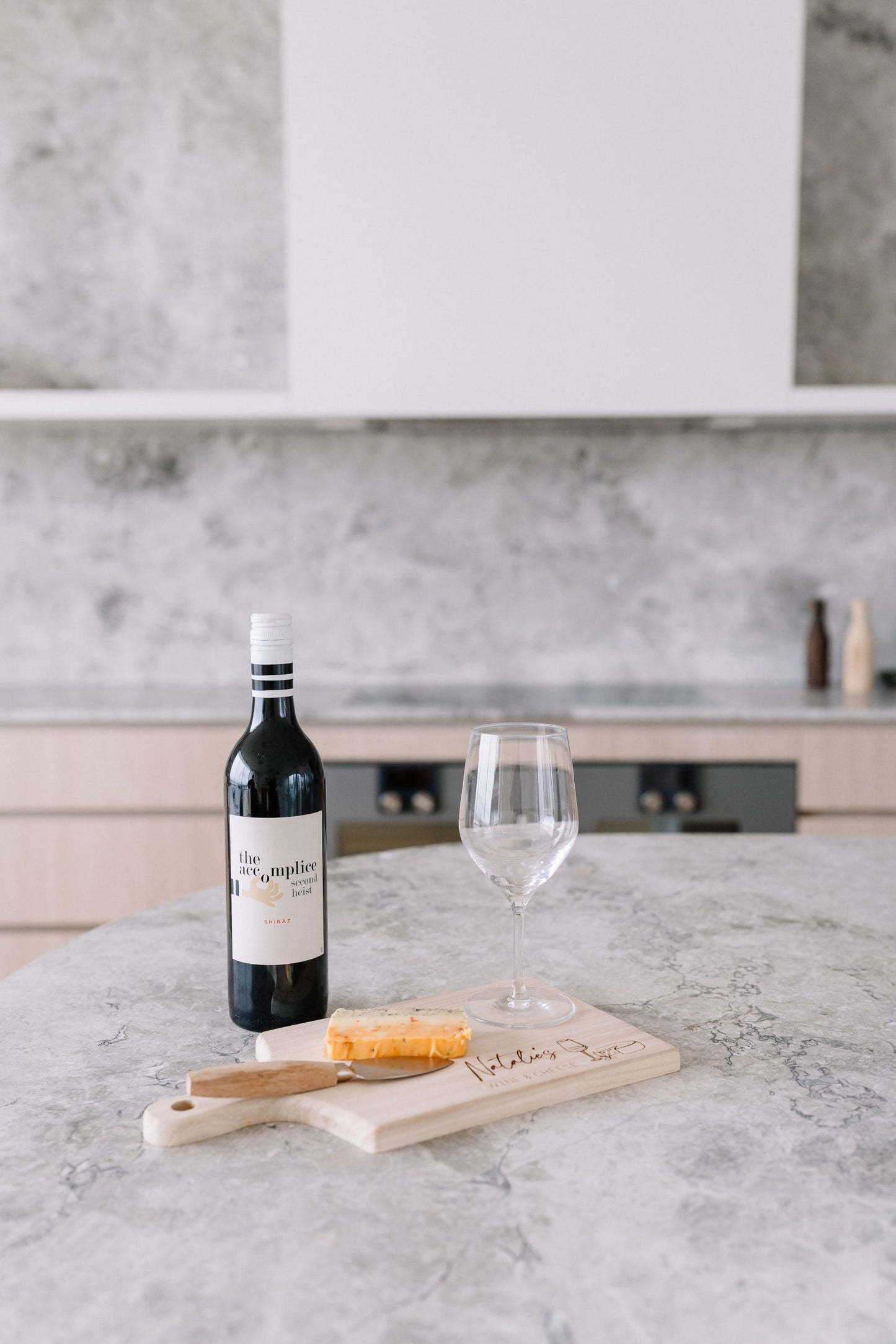 Personalised Wine & Cheese Serving Board