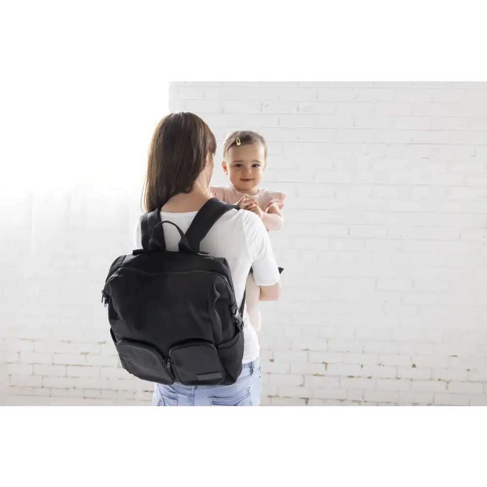 Neoprene Nappy Bag - Black