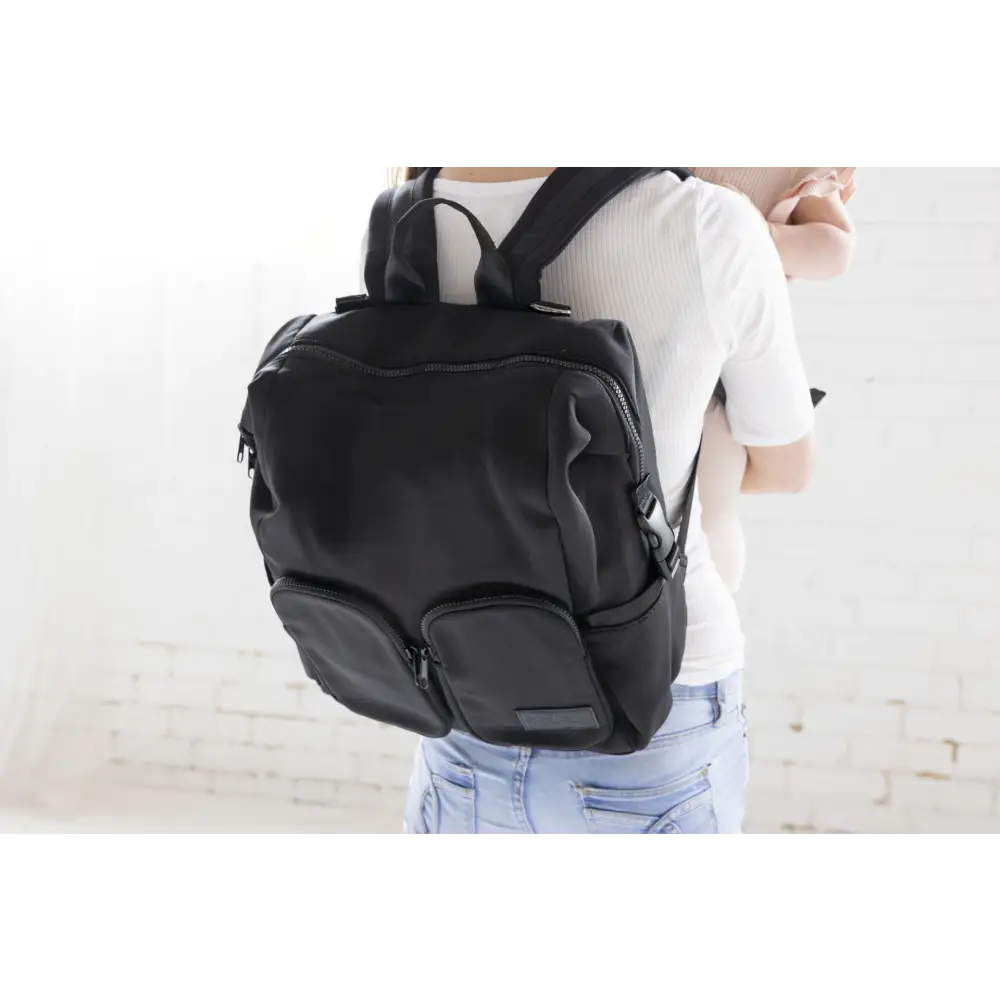 Neoprene Nappy Bag - Black