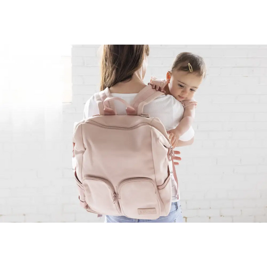 Neoprene Nappy Bag - Pink - Timber Tinkers