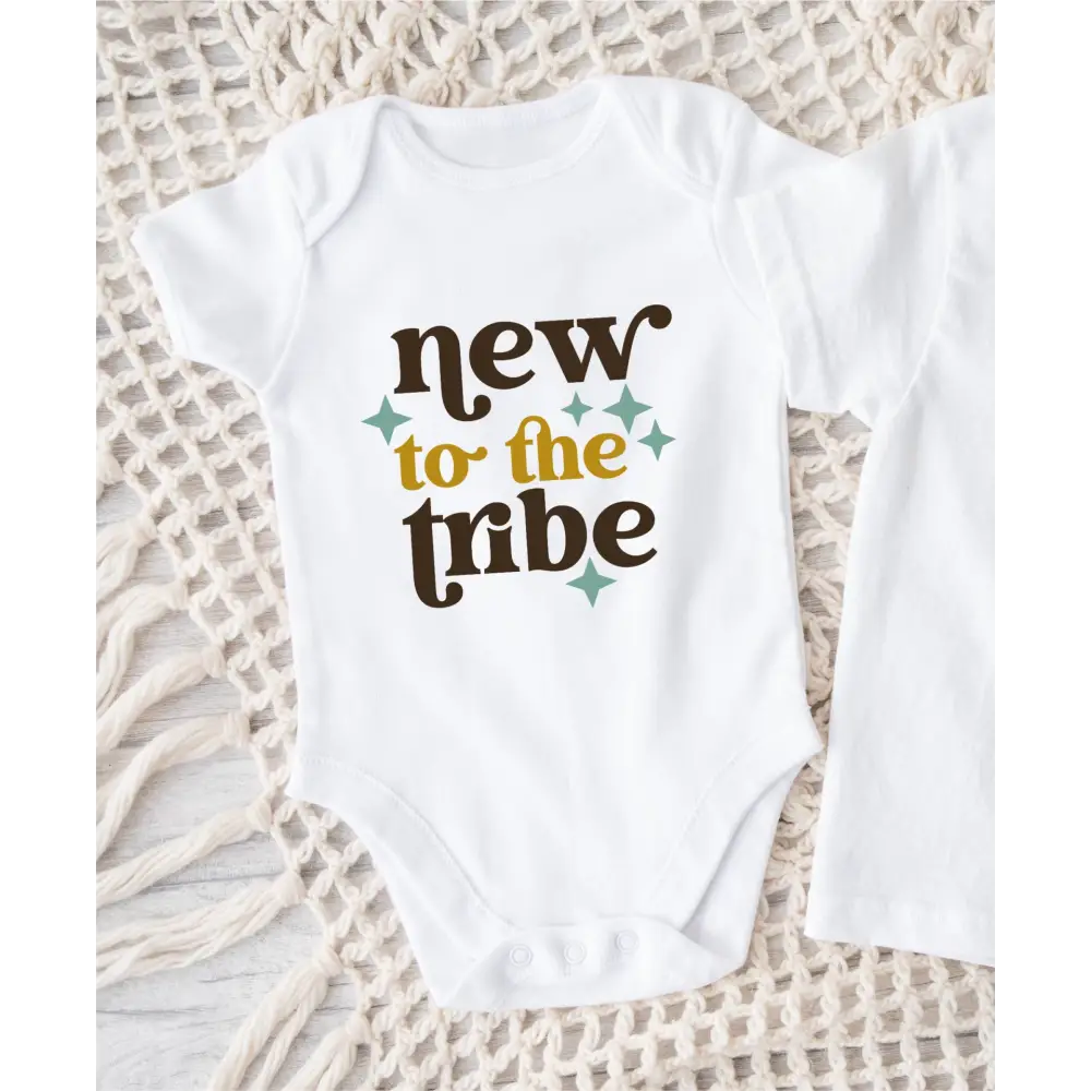 New to the tribe Retro onesie - Timber Tinkers