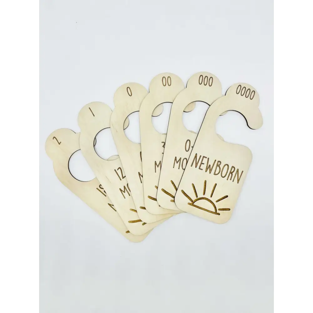 Nursery Wardrobe Dividers - Sun - Timber Tinkers