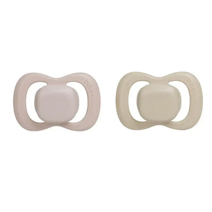 pacifier twin pack - blush + latte - Timber Tinkers