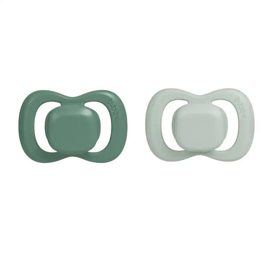 pacifier twin pack - forest + sage - Timber Tinkers