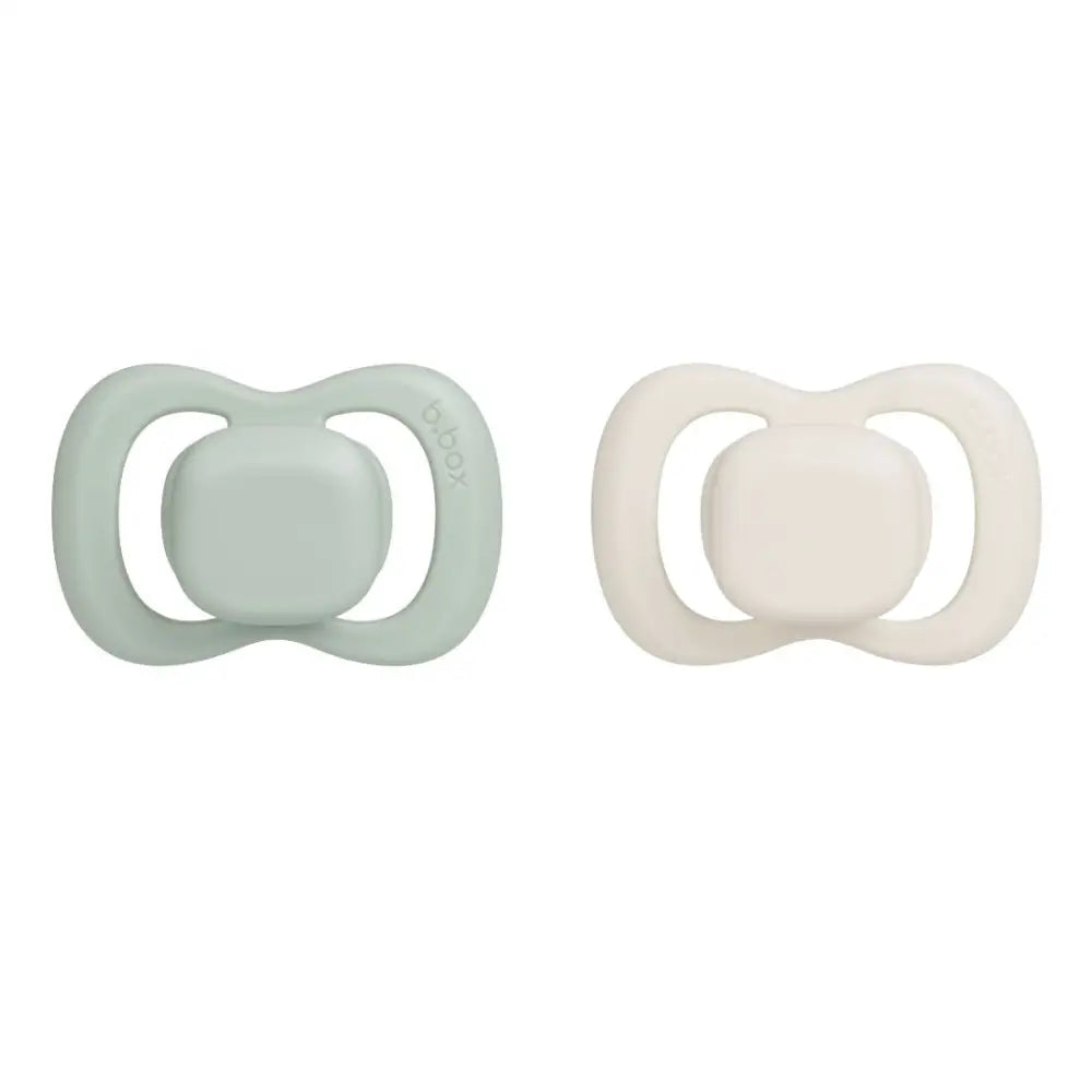 pacifier twin pack - sage + vanilla - Timber Tinkers