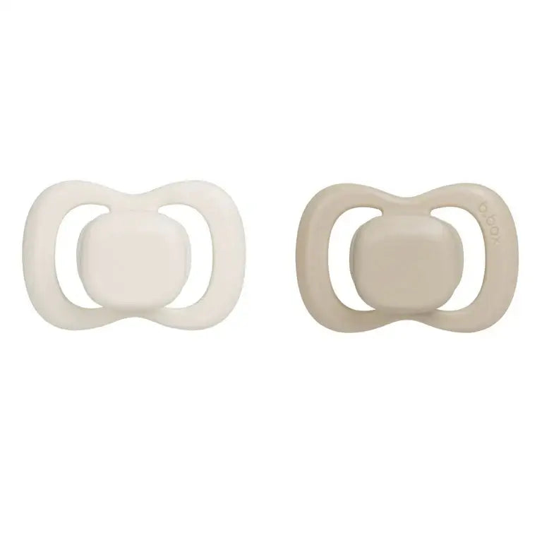 pacifier twin pack - vanilla + latte - Timber Tinkers