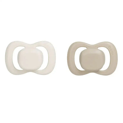 pacifier twin pack - vanilla + latte - Timber Tinkers