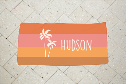 Personalised Kids Towel - Palms