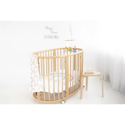 Pastel Rainbow Nursery Mobile - Timber Tinkers