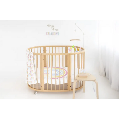 Pastel Rainbow Nursery Mobile - Timber Tinkers