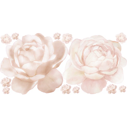 Pastel Rose Wall Decals - Timber Tinkers