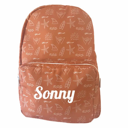 Personalied Kids Backpack - Surf