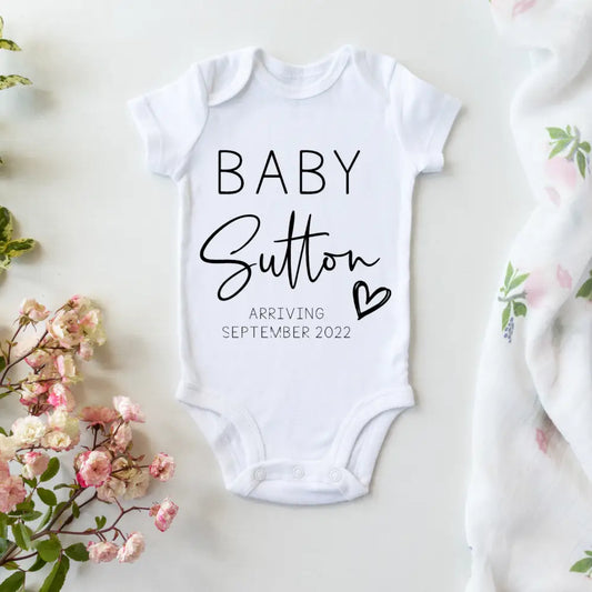 Personalised Baby Onesie - Due