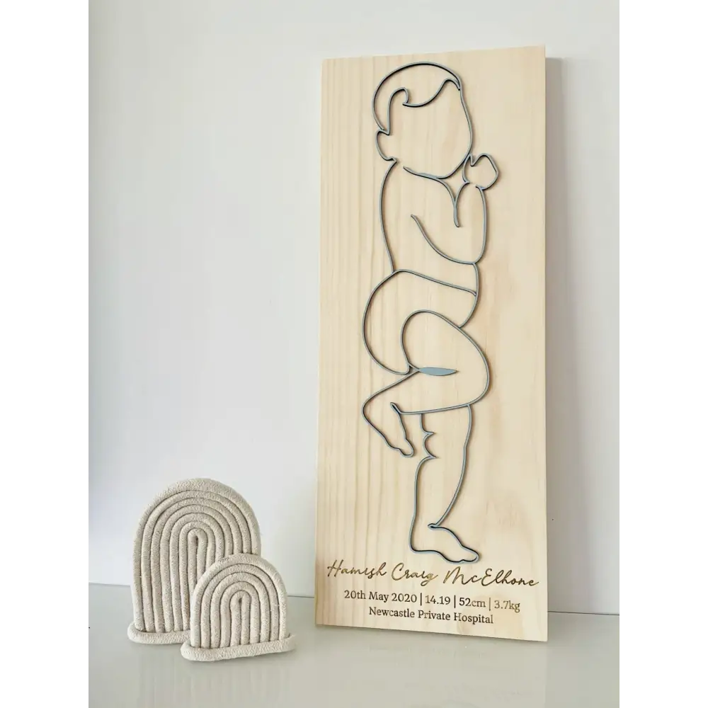 Personalised Birth Plaque