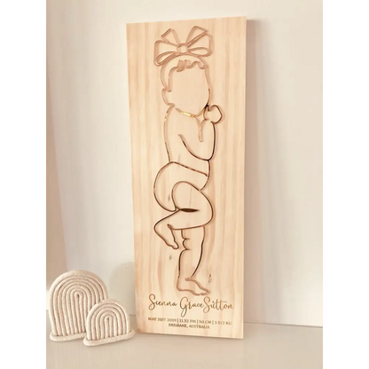 Personalised Birth Plaque