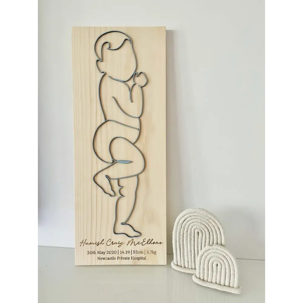 Personalised Birth Plaque