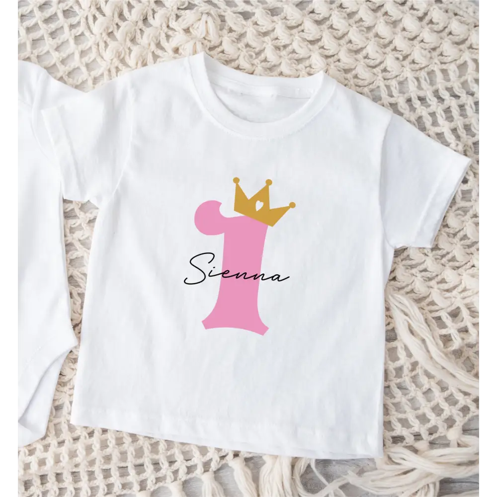 Personalised Birthday Crown T-Shirt