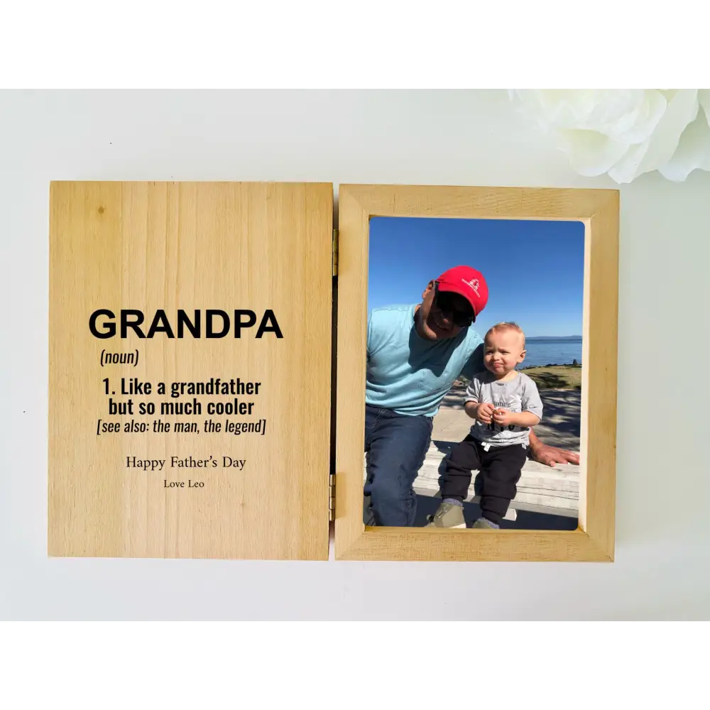 Personalised Father’s Day Photo Frame - Grandpa Definition