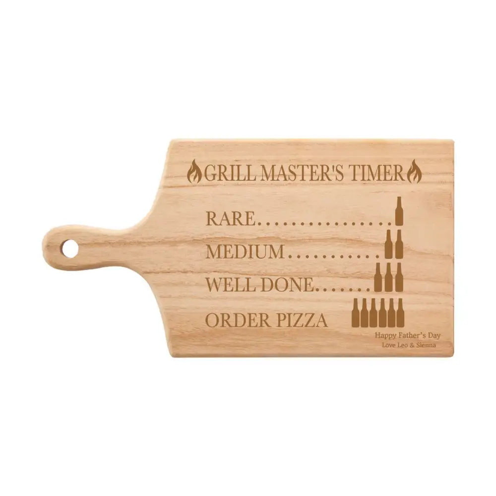 Personalised Grill Master Serving Board