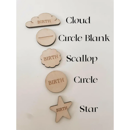 Personalised Growth Chart - Safari - Timber Tinkers