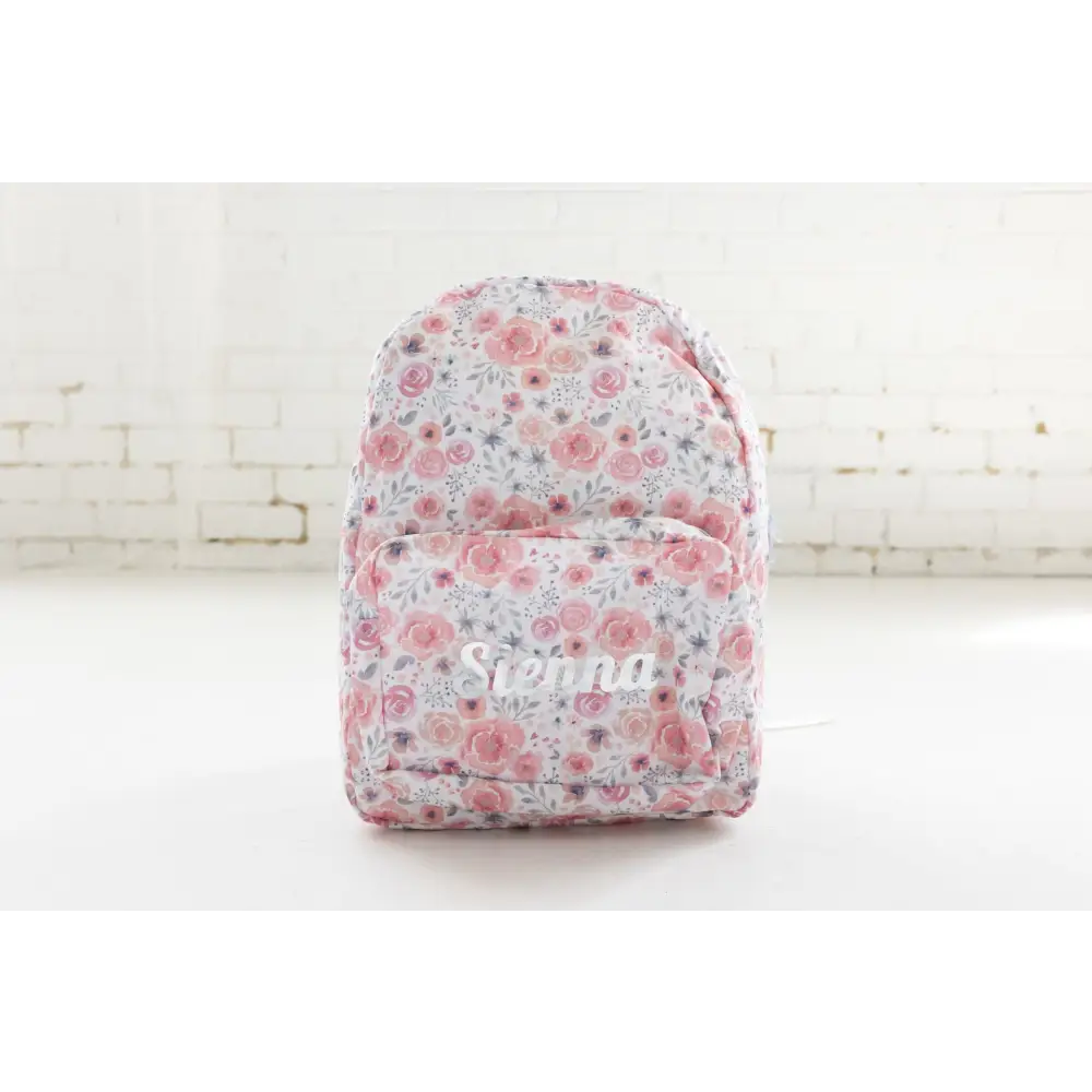 Personalised Kids Backpack - Floral