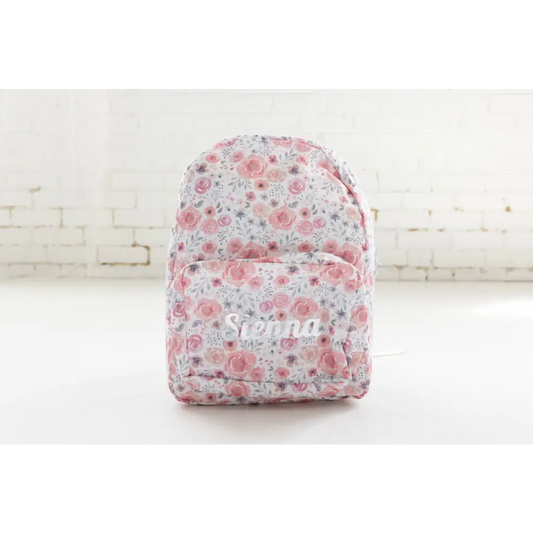 Personalised Kids Backpack - Floral