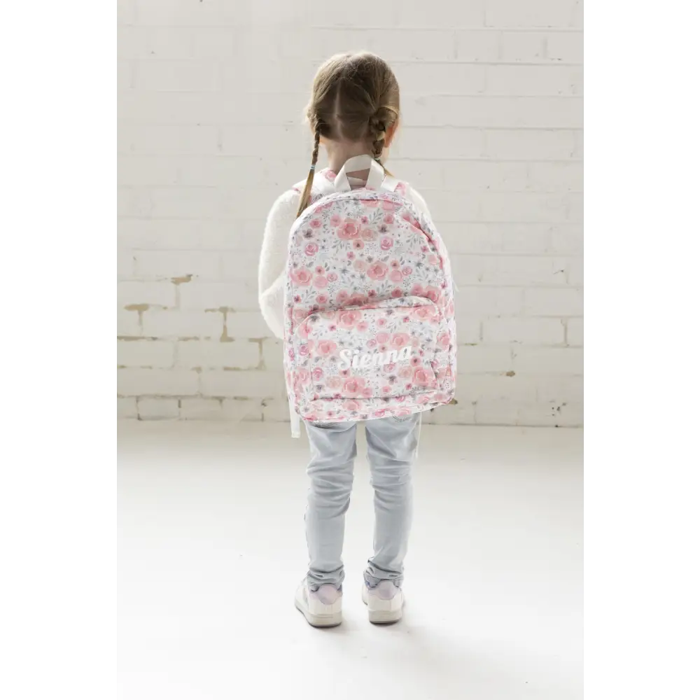 Personalised Kids Backpack - Floral