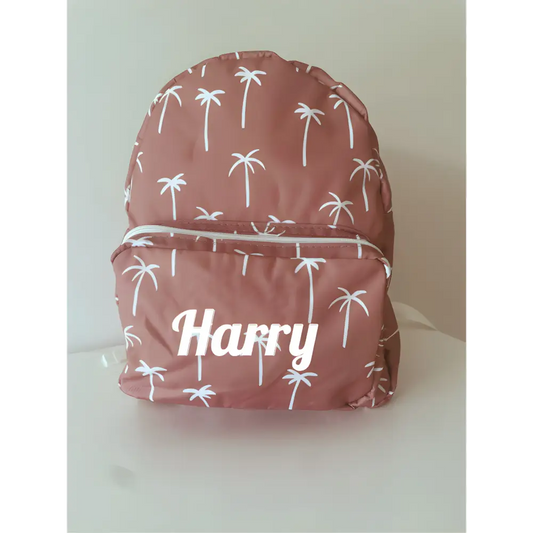 Personalised Kids Backpack - Palm Tree