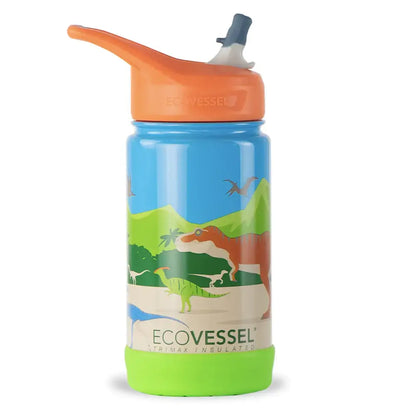 Personalised Kids Insulated Drink Bottle - Dinosaur