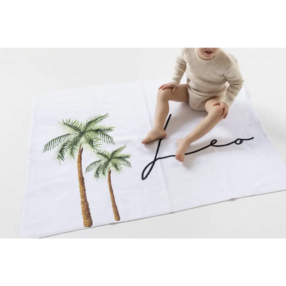 Personalised Kids Towel - Palm Tree