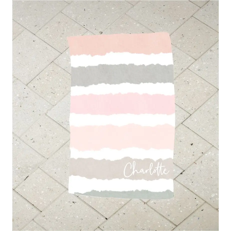 Personalised Kids Towel - Stripe