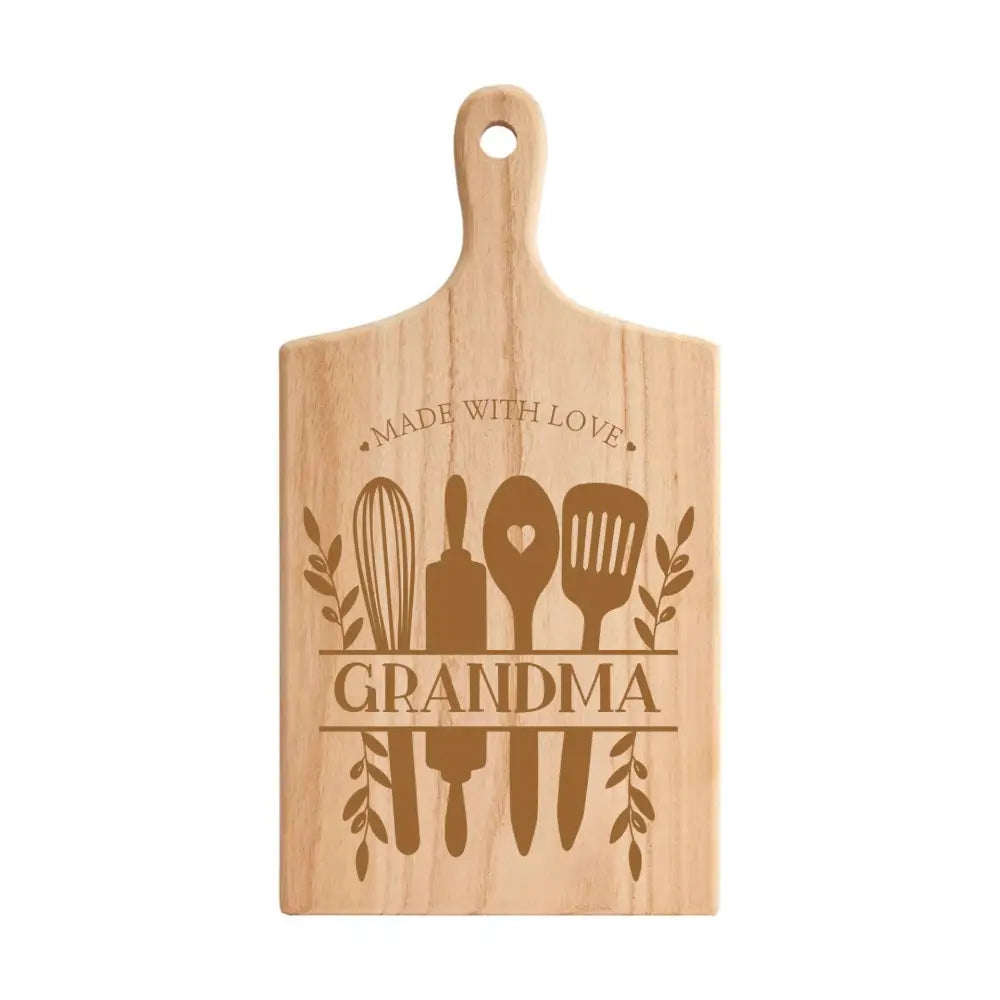 Personalised Made with Love Serving Board - Timber Tinkers