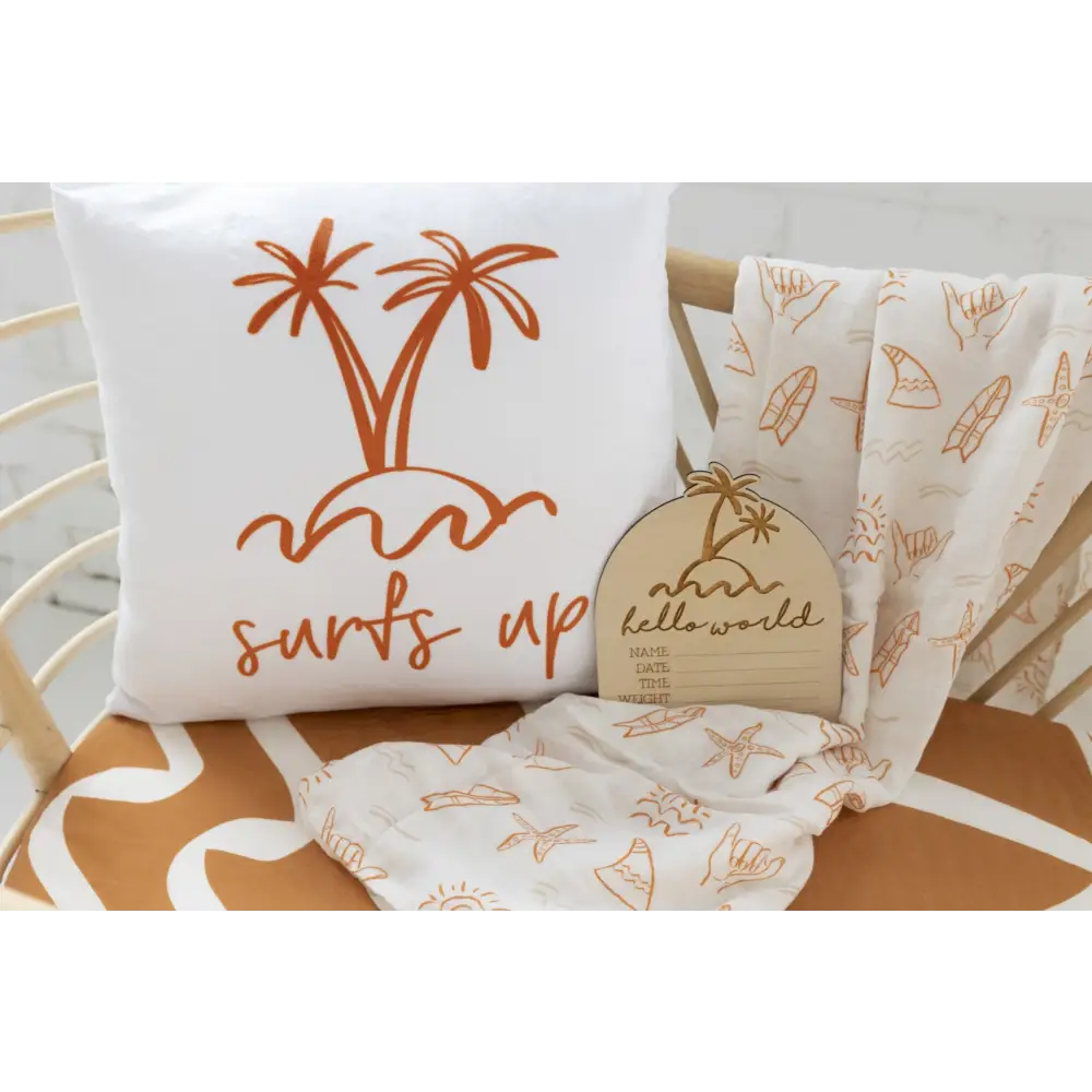 Personalised Pillowcase - Boho Palm