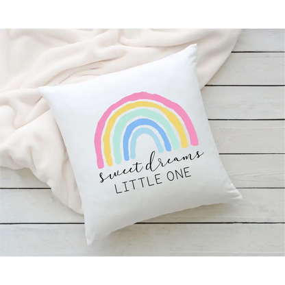 Personalised Pillowcase - Pastel Rainbow