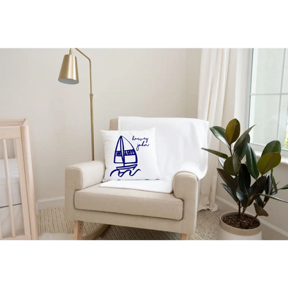 Personalised Pillowcase - Sail Boat