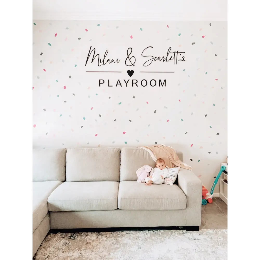 Personalised Playroom Plaque