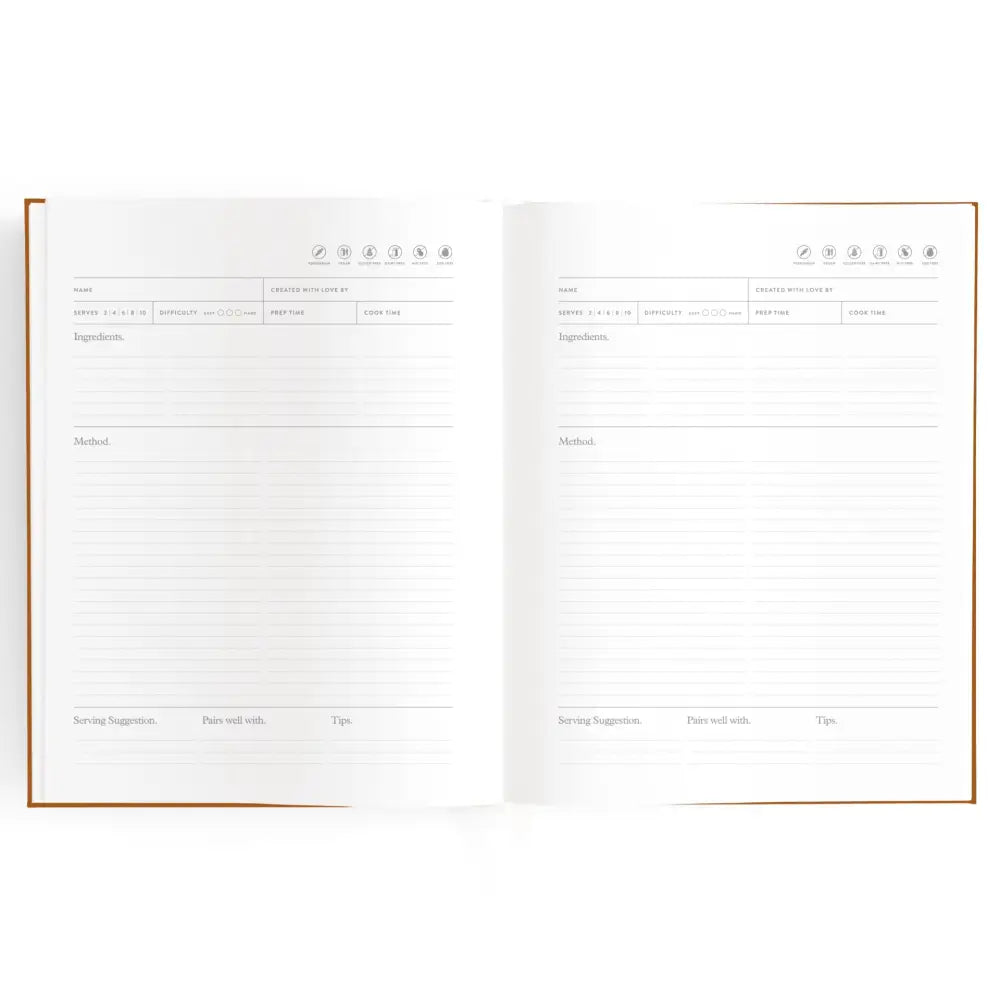 Personalised Recipe Book